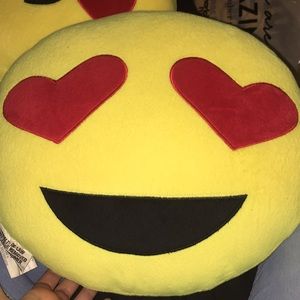 3 emoji pillows